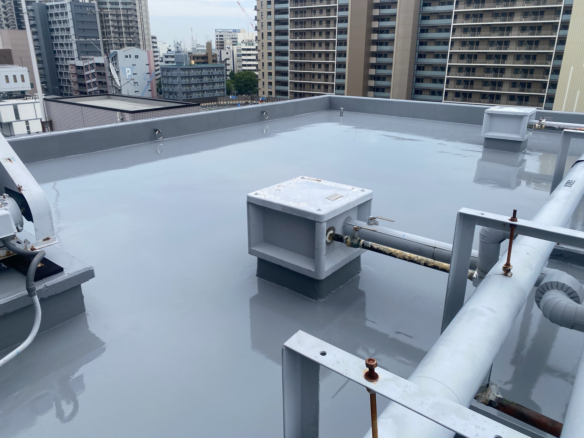 神奈川県ビジネスホテル屋上防水