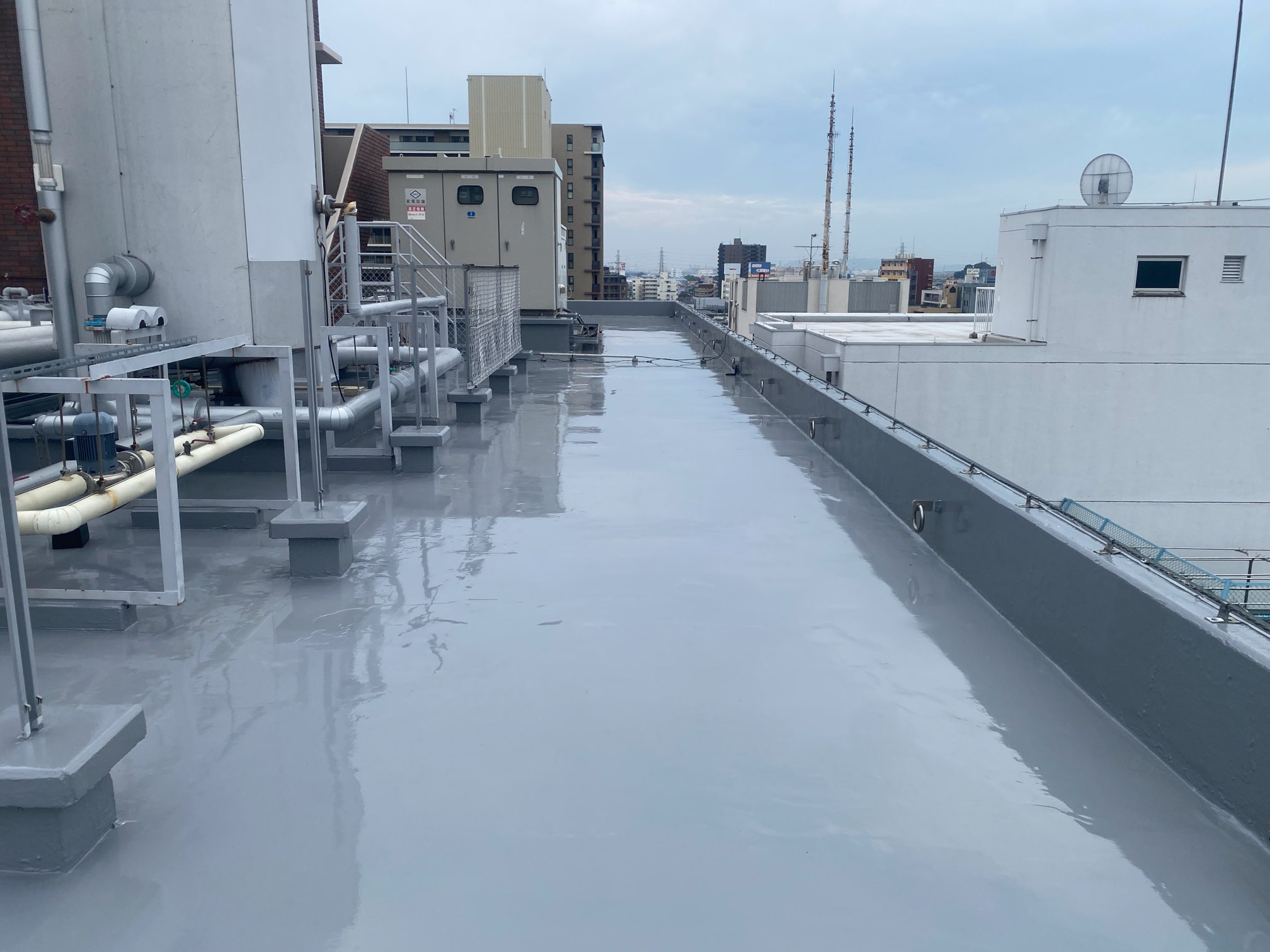 神奈川県ビジネスホテル屋上防水